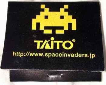 Space Invaders Matchbook