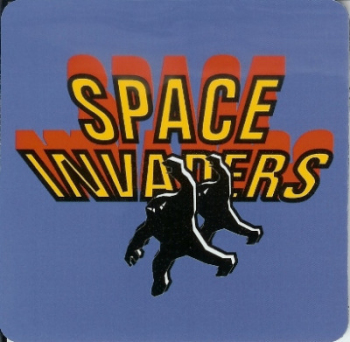 Space Invaders Square Coaster - NEW