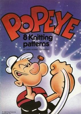 Popeye Jumpers / Sweaters - Intarsia Knitting Patterns - 8 Designs