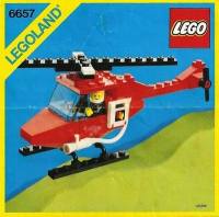 LEGO Instructions - Fire Patrol Copter (6657)
