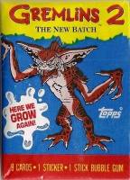 Gremlins : The New Batch - Cards And Sticker - Mohawk Wrapper - NEW