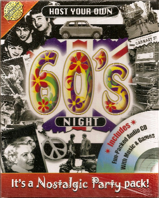 Host Your Own 60s Night - Includes Audio CD - NEW