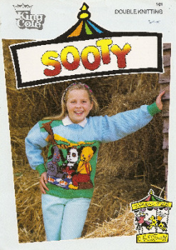Sooty Jumper / Sweater - Knitting Pattern - King Cole