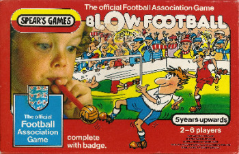 Blow Football Game - Spear's Games - 1983