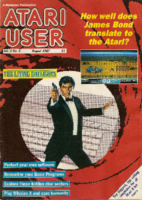 Atari User - Vol 3 No 4 - August 1987