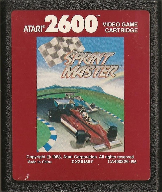 Sprint Master - Atari 2600 - Cartridge Only - 1988