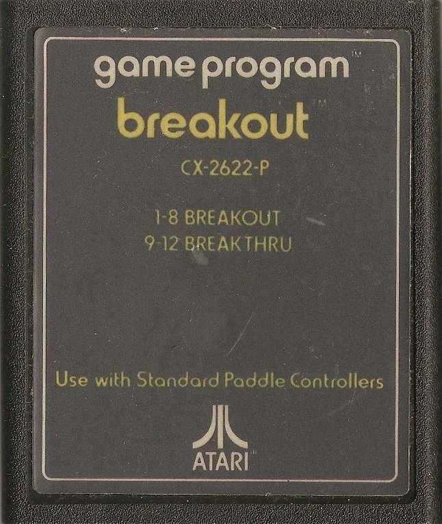 Breakout - Atari 2600 - Cartridge Only - 1982
