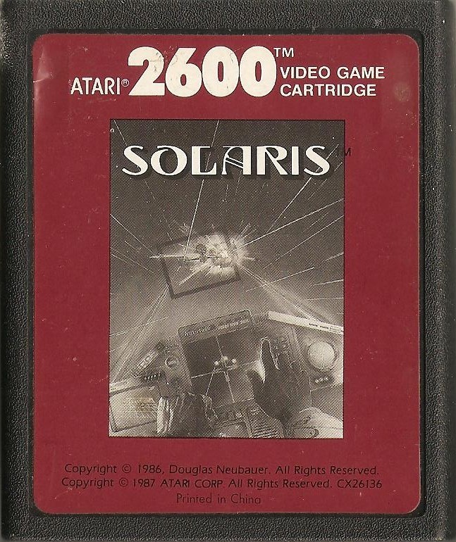 Solaris - Atari 2600 - Cartridge Only - 1986