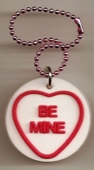 Swizzels Matlow - Love Hearts Mobile Phone Charm / Tag - Be Mine - NEW