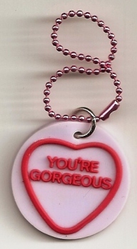 Swizzels Matlow - Love Hearts Mobile Phone Charm / Tag - You're Georgeous - NEW