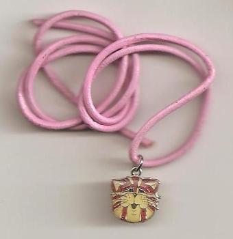 Bagpuss Pendant On Pink Cord - Face - NEW