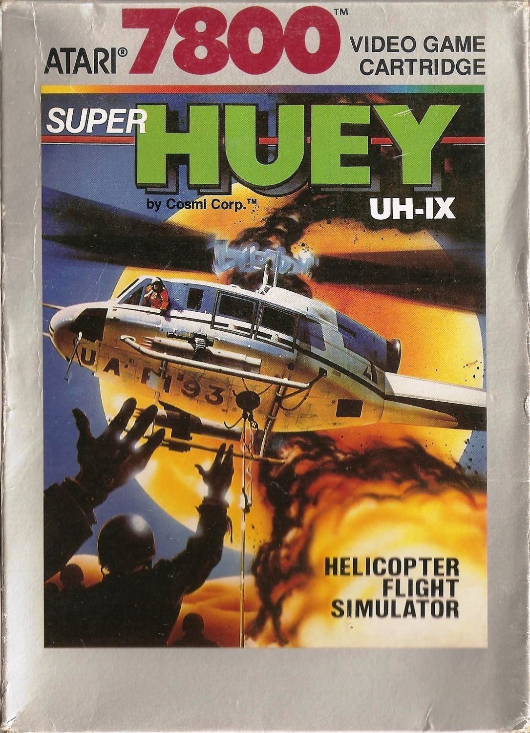 Super Huey UH-IX - Atari 7800 - 1988