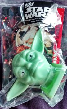 Star Wars - Candy Container With Collector Card - Yoda - Topps - 1997 - NEW