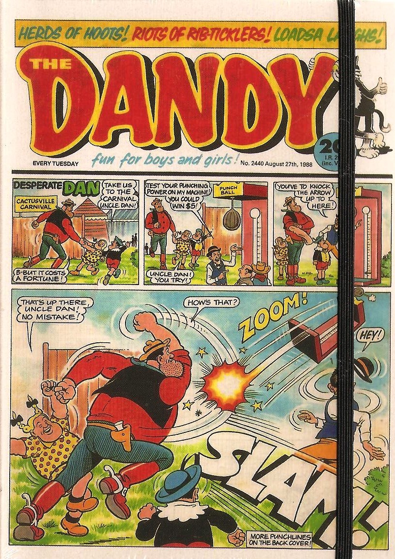 - Dandy Comic A6 Hardback Cover Art Journal - NEW