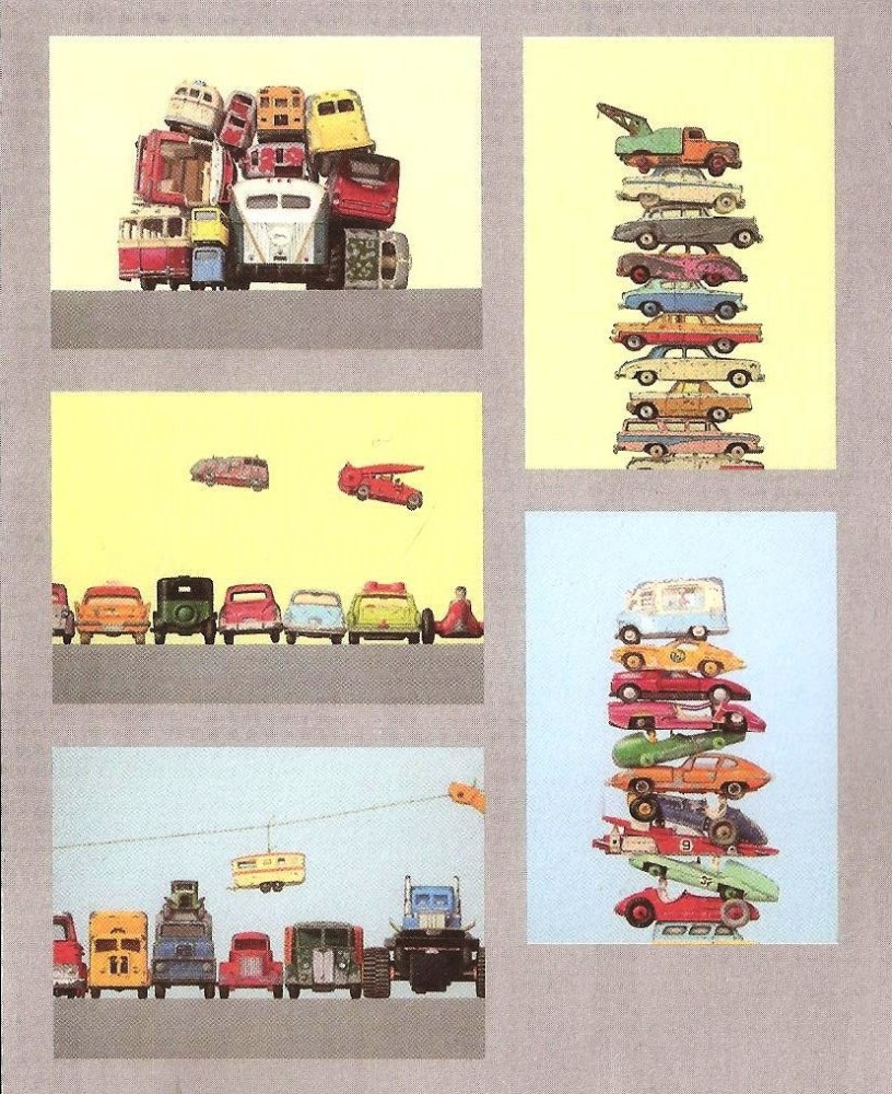 Retro / Vintage Toy Cars - Art Prints - Set Of 5 - NEW
