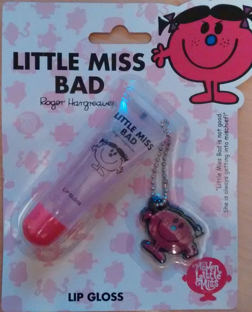 Little Miss Bad - Lip Gloss With Free Charm - NEW