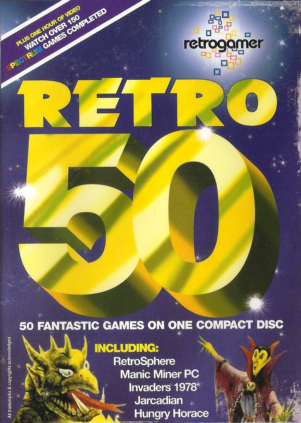 Retro Gamer Magazine Cover Disc - Retro 50 - 2004