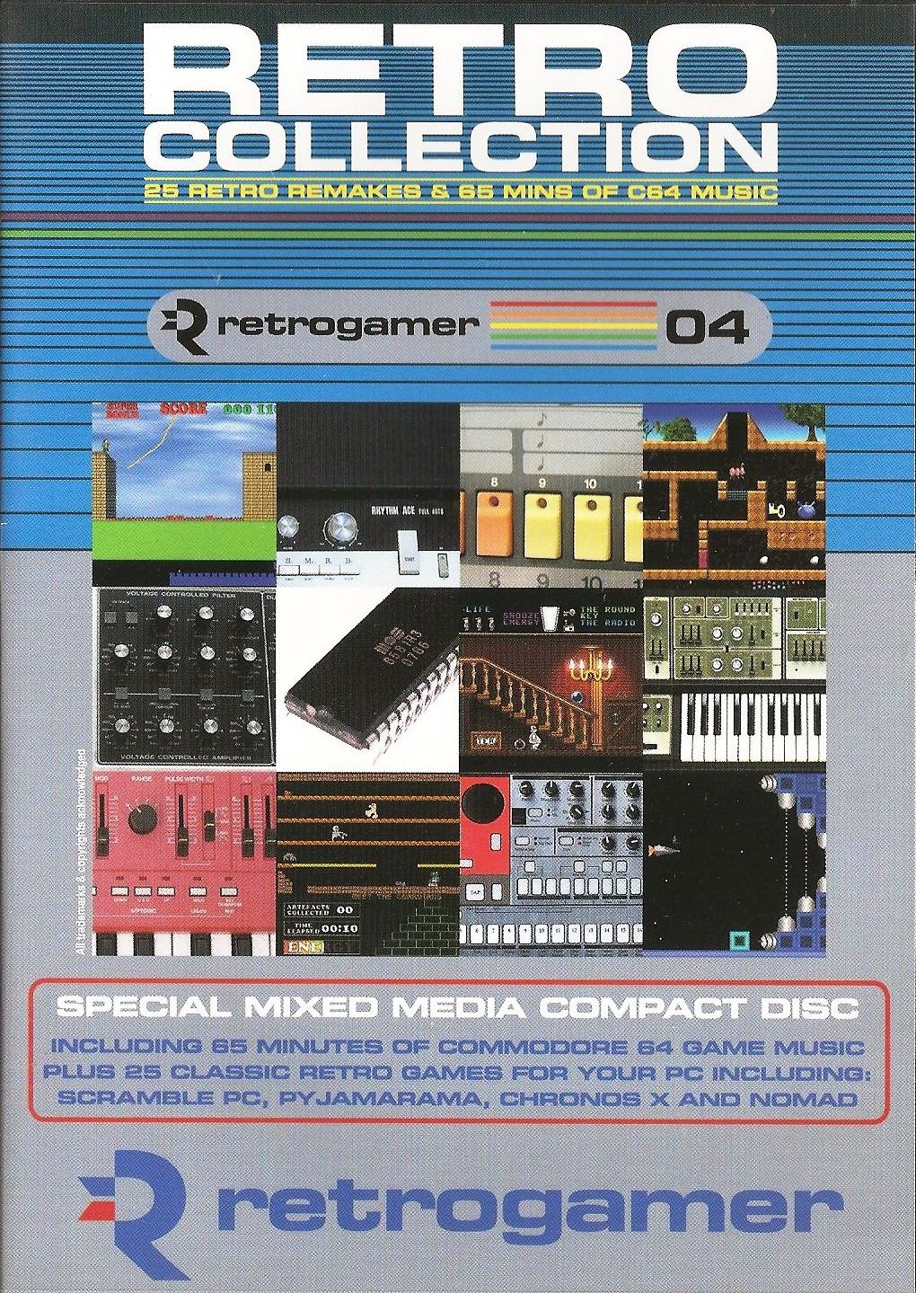 Retro Gamer Magazine Cover Disc - Retro Collection - 2004