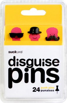 Disguise Push Pins - Set Of 24 - NEW