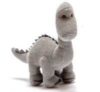 Grey Diplodocus Soft Toy