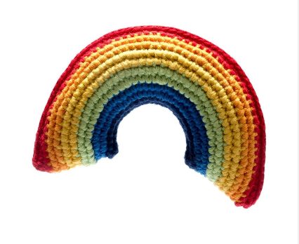 Fair Trade Crochet Pastel Rainbow