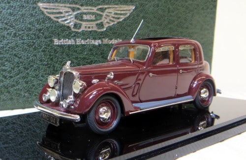 MC.04. 1948 P3 4-light Sports Saloon. Maroon.