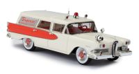1958 FORD EDSEL VILLAGER, AMBULANCE, WHITE/RED ***SOLD OUT***SOLD OUT***