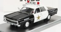 1968 PLYMOUTH FURY FOUR DOOR SEDAN, MAYBERRY SHERIFF POLICE CAR.