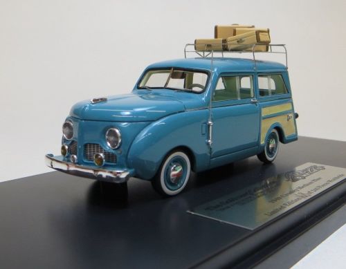 1949 CROSLEY, BLUE WITH ROOF RACK.