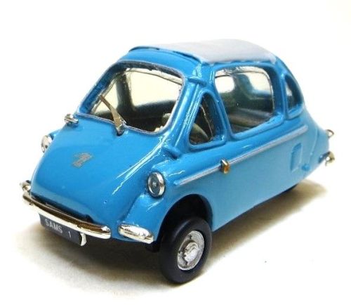 1958 HEINKEL KABINE BUBBLE CAR, CLOSED SUNROOF, BLUE.