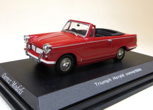 1967 TRIUMPH HERALD MK 11 OPEN CONVERTIBLE, SIGNAL RED WITH A BLACK INTERIO