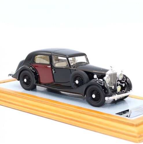 1937 ROLLS-ROYCE PHANTOM III, SEDANCA DE VILLE, PARK WARD, BLACK & MAROON. 