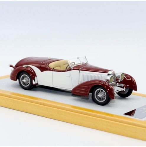 1934 BUGATTI 57, OPEN ROADSTER, GANGLOFF, TWO-TONE: MAROON & GREY (CHRO 74)