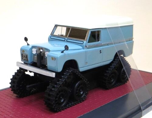 1958 LAND ROVER SERIES II, CUTHBERTSON CONVERSION, WHITE OVER TURQUOISE. SC