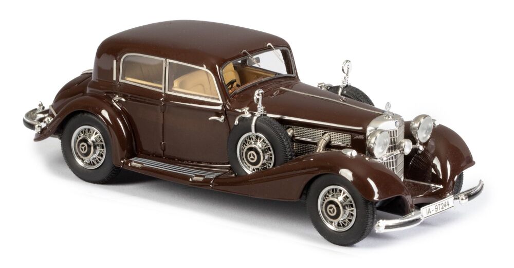 1 1936 MERCEDES BENZ 540K W29 4-DOOR SALOON, BROWN. LTD: 250.