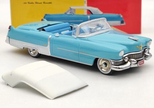 1956 CADILLAC ELDORADO CONVERTIBLE (REMOVEABLE HOOD), WHITE& TURQUOISE.