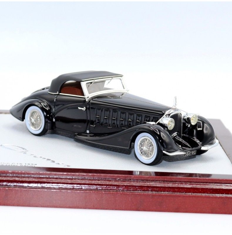 VOISIN C15 1934 Roadster Saliot Black Noire Chromes 1/43