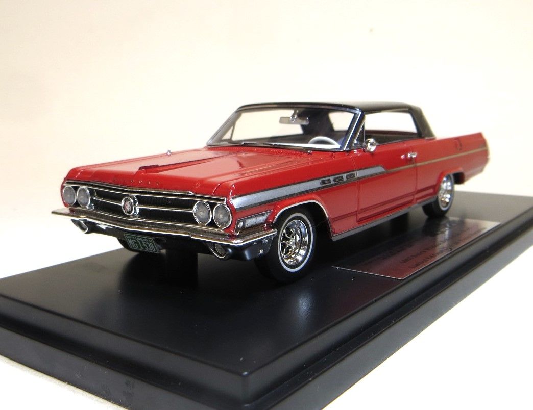 1963 BUICK WILDCAT, BLACK OVER RED.