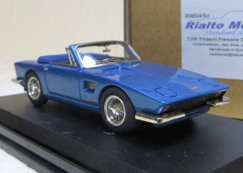 1965 TVR TRIDENT OPEN ROADSTER, FISSORE, METALLIC BLUE. LTD: 100. MARTIN LI