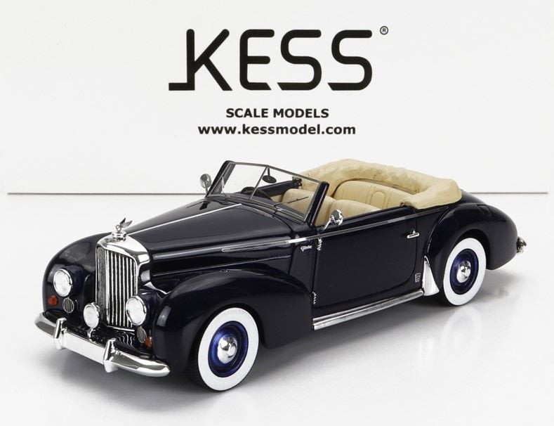 1948 BENTLEY MK VI COUPE CABRIO, BY GRABER, OPEN, BLUE. LAST ONE!