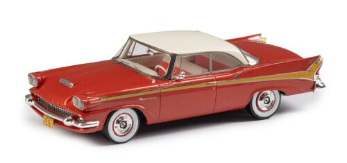 1 1958 PACKARD 58L HARDTOP, WHITE OVER RED. LTD: 250.