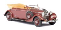 1934-37 MERCEDES BENZ 290 W18 LWB OPEN CABRIOLET, BEIGE/MAROON. LTD: 250.