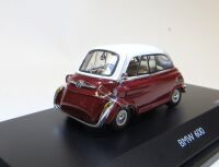 BMW 600 4-SEATER BUBBLE CAR, OPENING FRONT DOOR, RED/WHITE.