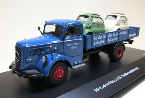 MERCEDES BENZ L6600 AUSLIEF CARRYING TWO BMW ISETTA BUBBLE CARS.