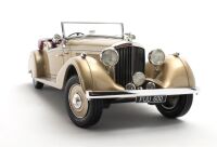 1938 BENTLEY 4.25 LITRE, OPEN TOURER, VANDEN PLAS, GOLD.