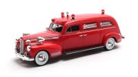 1941 PACKHARD-HENNEY AMBULANCE, RED.
