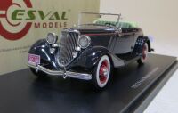 GONE!! ESVAL: 1933-4 FORD MODEL 40, OPEN ROADSTER, BLACK. LTD: 250.