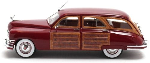 MATRIX 1948 PACKARD EIGHT WOODY S/WAGON, DARK RED. REPAIRD BY ME.