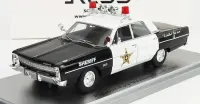 KESS: 1968 PLYMOUTH FURY FOUR DOOR SEDAN, MAYBERRY SHERIFF POLICE CAR.