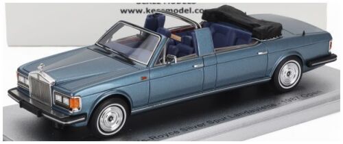 1987 ROLLS-ROYCE SILVER SPUR LANDAULETTE, OPEN, METALLIC BLUE. LTD: 250.